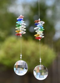 crystal sun catcher Star Chakra